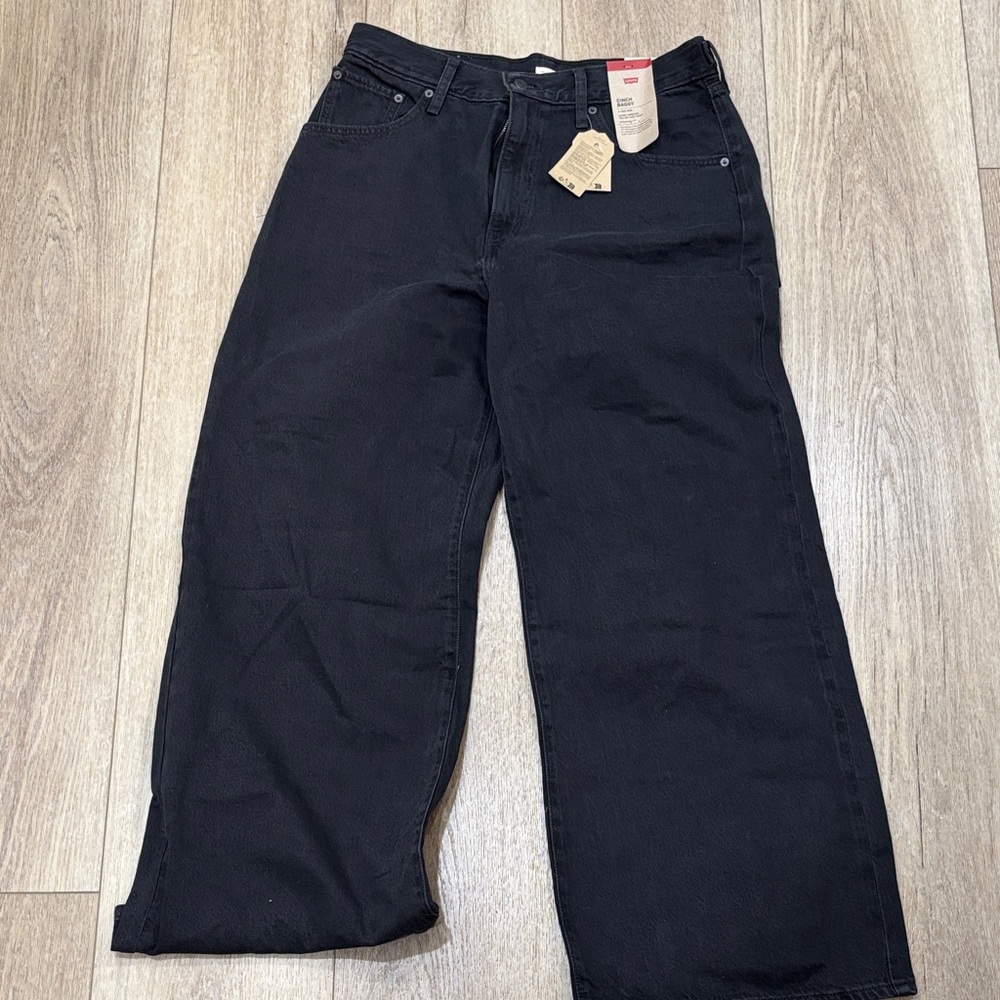 Levi's Black Wide Leg Jeans